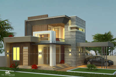 Exterior, Lighting Designs by 3D & CAD Ar Khalid Hussain, Sikar | Kolo