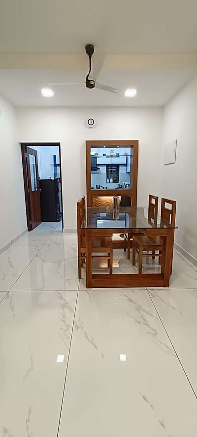 Ceiling, Flooring, Dining, Furniture, Table Designs by Civil Engineer Aswa DN, Wayanad | Kolo