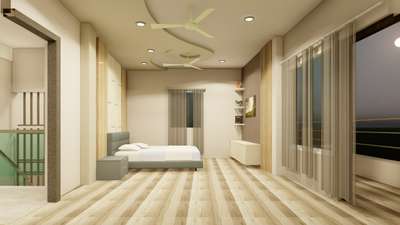 Ceiling, Furniture, Lighting, Bedroom, Storage Designs by Architect Shourya Jain, Bhopal | Kolo