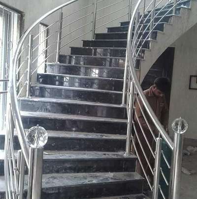 Staircase Designs by Building Supplies Assora glass  company , Ghaziabad | Kolo