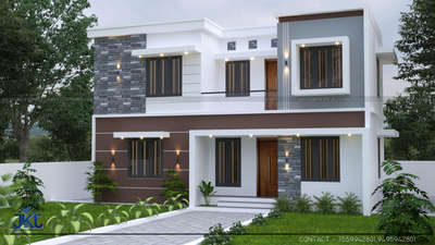Exterior, Lighting Designs by Civil Engineer JKJ  constructions, Thrissur | Kolo