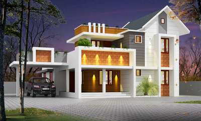Exterior, Lighting Designs by Contractor SHREELAKSHMI  SHREELAKSHMI , Pathanamthitta | Kolo