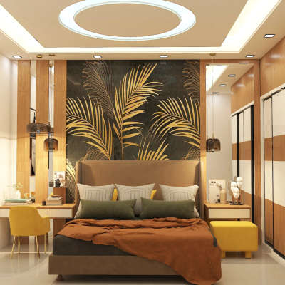 Ceiling, Furniture, Lighting, Storage, Bedroom Designs by Interior Designer Råvi Patidar, Neemuch | Kolo