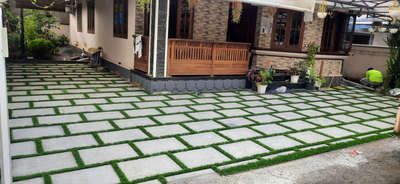 Exterior, Outdoor Designs by Flooring jismon joseph, Thrissur | Kolo