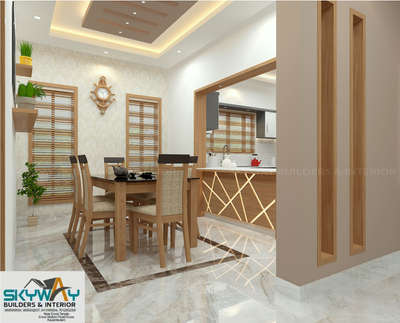 Dining, Home Decor Designs by Civil Engineer Hazeem Skyway, Alappuzha | Kolo
