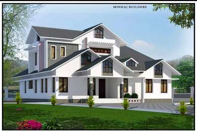 Exterior Designs by Civil Engineer NAFEESATHUL  MIZRIYA, Thrissur | Kolo