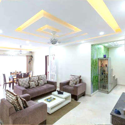 Ceiling, Furniture, Lighting, Living, Table Designs by Interior Designer Munsaf Saifi, Noida | Kolo
