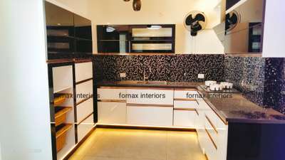 Kitchen, Storage Designs by Interior Designer Fornax  Interiors, Thiruvananthapuram | Kolo