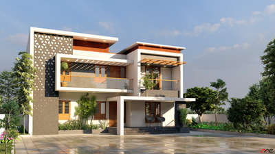 Exterior Designs by 3D & CAD SHAHeeb UK, Thrissur | Kolo