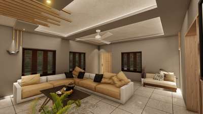 Ceiling, Lighting, Living, Furniture, Table Designs by Architect ARSHAK , Palakkad | Kolo
