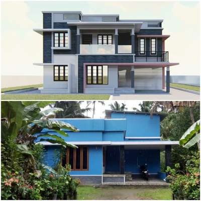 Exterior Designs by Contractor Shibin Joseph, Ernakulam | Kolo