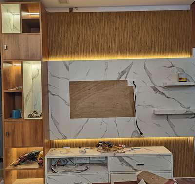 Living, Storage Designs by Interior Designer patel interiors, Bhopal | Kolo