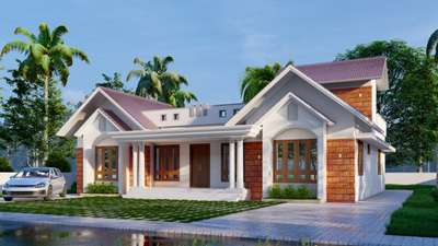 Exterior Designs by Contractor Sajitha  sarilal , Thrissur | Kolo