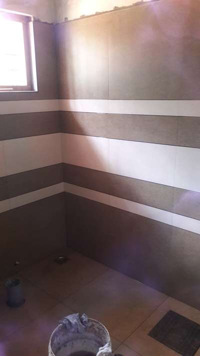 Bathroom, Wall Designs by Flooring Jince Varghese, Idukki | Kolo