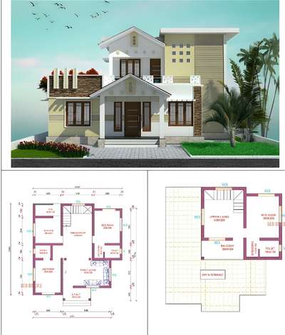 Exterior, Plans Designs by Architect BIHASH arshak, Palakkad | Kolo
