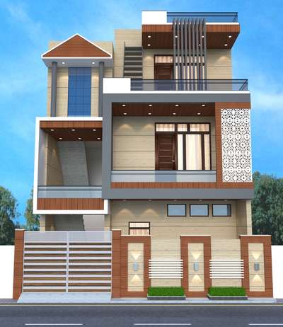 Exterior Designs by Contractor ErRaj Kumar, Gautam Buddh Nagar | Kolo