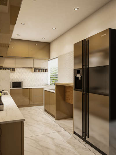 Kitchen, Storage Designs by Architect Jamsheer K K, Kozhikode | Kolo