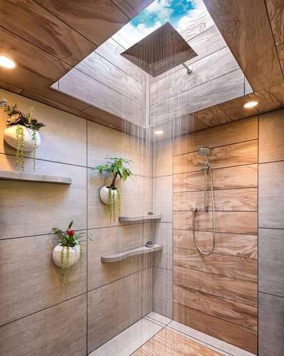 Ceiling, Lighting, Bathroom Designs by Interior Designer Sajayan N S, Bhopal | Kolo