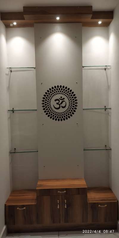 Prayer Room, Storage Designs by Interior Designer Sanoj Sundaran, Palakkad | Kolo
