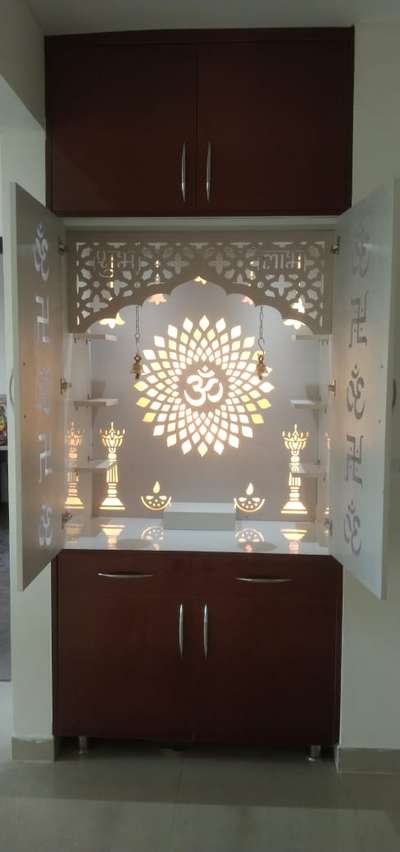 Lighting, Storage, Prayer Room Designs by Carpenter sohan nishad, Gurugram | Kolo