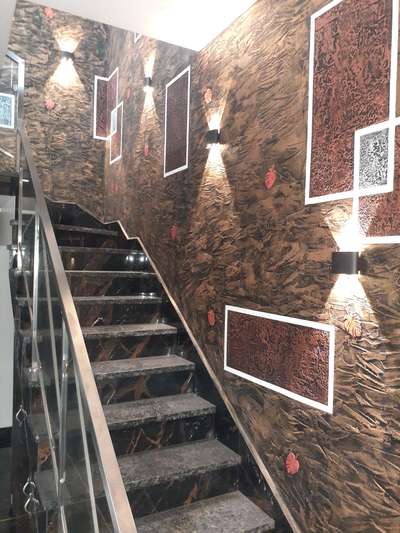 Staircase, Wall Designs by Flooring ജിയൊ ജിയൊ, Kottayam | Kolo
