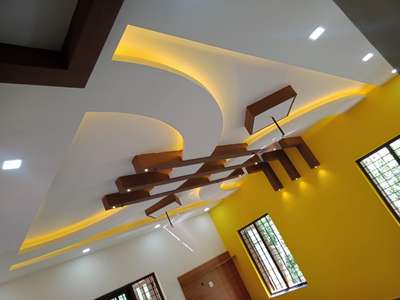 Ceiling, Lighting, Window Designs by Interior Designer Arun Arun, Thiruvananthapuram | Kolo