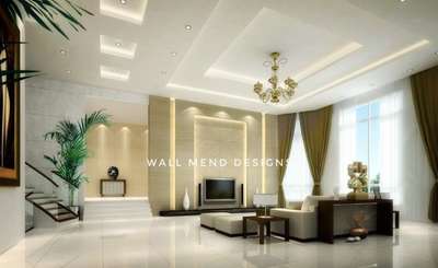 Living, Furniture, Home Decor Designs by Civil Engineer Wall Mend Designs, Palakkad | Kolo