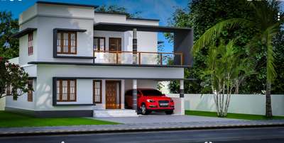 Exterior Designs by Civil Engineer Bibin das, Thiruvananthapuram | Kolo