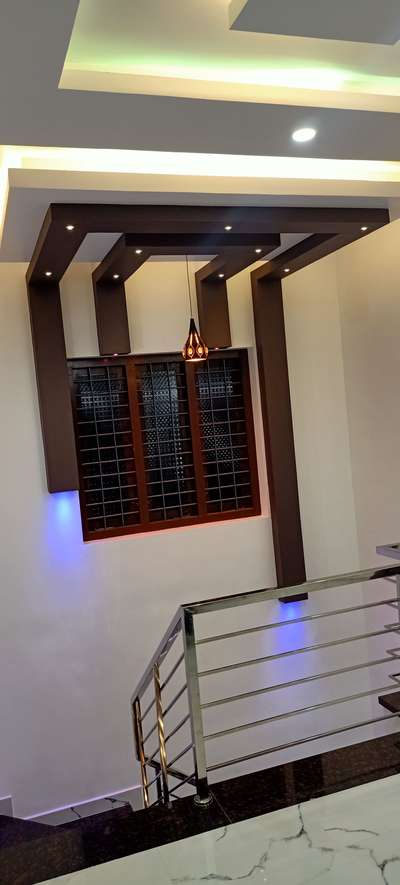 Ceiling, Lighting, Wall, Window Designs by Interior Designer Gypsumcastle thrissur, Thrissur | Kolo