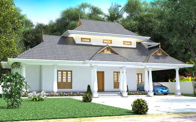 Exterior Designs by Civil Engineer Abhijith Murali, Idukki | Kolo