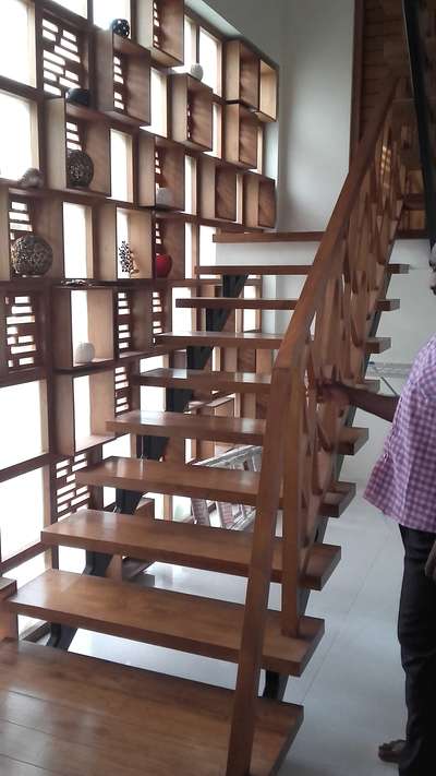 Staircase Designs by Contractor Praveen   Pariyapurath , Kozhikode | Kolo