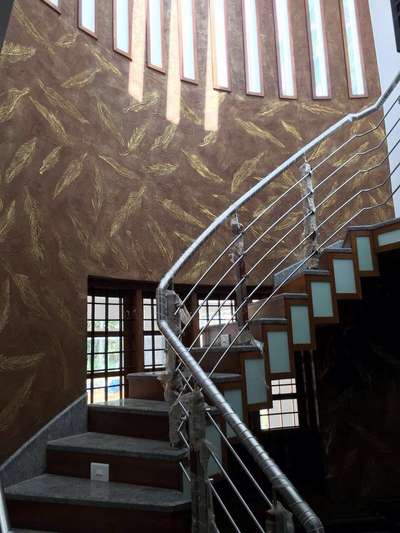 Staircase Designs by Painting Works mukesh mukesh, Alappuzha | Kolo