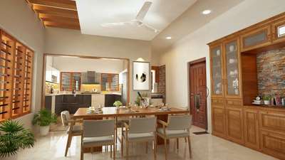 Furniture, Dining, Table Designs by 3D & CAD Nisanth Satheesh, Kottayam | Kolo