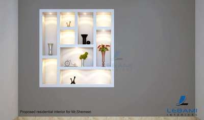 Lighting, Storage, Prayer Room, Home Decor Designs by Interior Designer lebami interios, Palakkad | Kolo