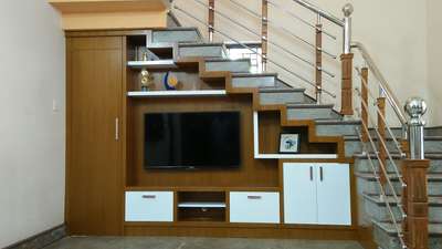 Staircase, Furniture Designs by Carpenter Velayudhan Velayudhan, Kannur | Kolo