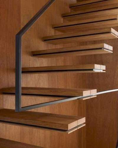 Staircase Designs by Interior Designer Akhil Achari, Thrissur | Kolo