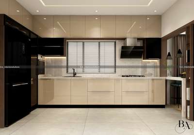 Kitchen, Lighting, Storage Designs by Interior Designer ibrahim badusha, Thrissur | Kolo