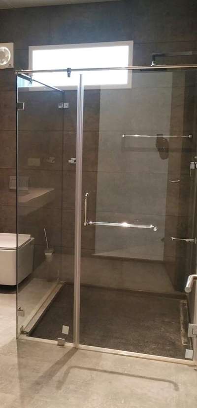 Bathroom Designs by Glazier Vinayaka  Safety Glass, Ernakulam | Kolo