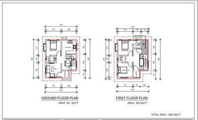 Plans Designs by Civil Engineer Akshay Krishna, Thiruvananthapuram | Kolo