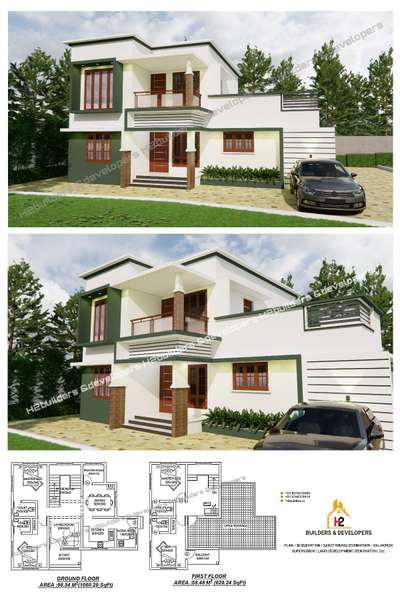 Exterior, Plans Designs by Civil Engineer Achu  krishnan, Thiruvananthapuram | Kolo