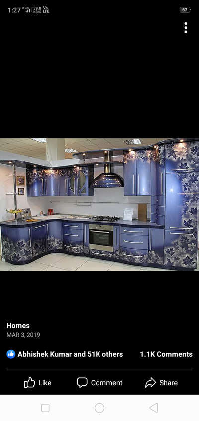 Kitchen, Storage Designs by Home Owner Gabruddin Ddin, Faridabad | Kolo