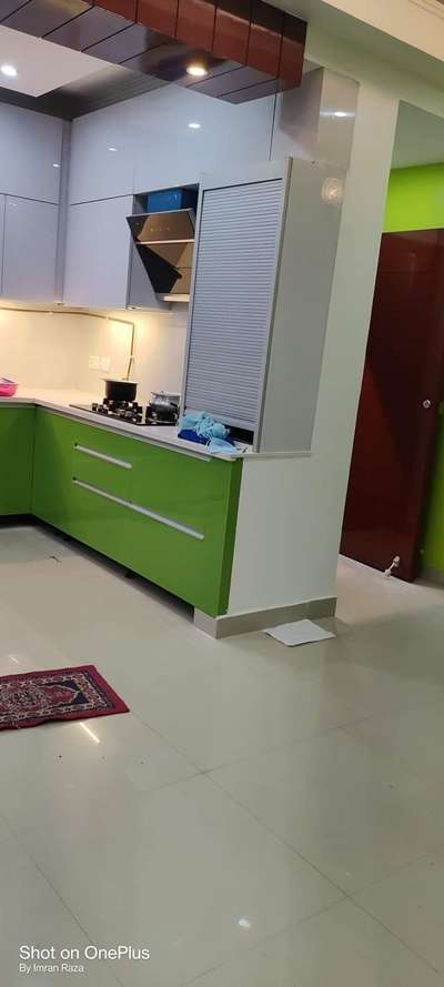 Flooring, Kitchen, Lighting, Storage Designs by Carpenter Ishan Khan, Ghaziabad | Kolo