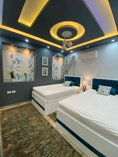 Ceiling, Furniture, Lighting, Bedroom Designs by Contractor Coluar Decoretar Sharma Painter Indore, Indore | Kolo