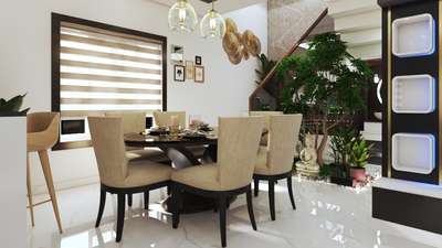 Furniture, Dining, Table Designs by Interior Designer ℍ𝔸𝔹𝕀𝕋 𝔸ℝ𝕋 
 
𝕊𝕋𝕌𝔻𝕀𝕆, Ernakulam | Kolo