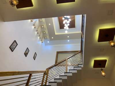 Staircase, Ceiling, Home Decor Designs by Architect NAVAS RAHMAN, Kannur | Kolo