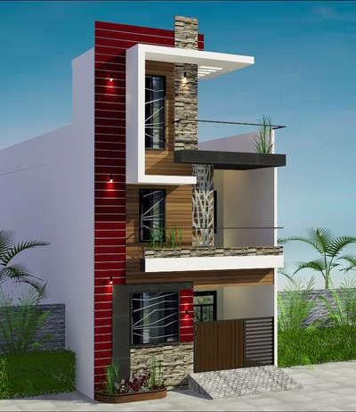 Exterior Designs by Civil Engineer Er Sonam soni, Indore | Kolo