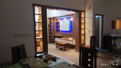 Lighting, Living, Storage Designs by Interior Designer Abilash K, Malappuram | Kolo