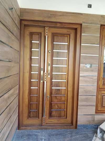 Door Designs by Carpenter Krishna Krish, Palakkad | Kolo