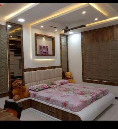 Ceiling, Furniture, Lighting, Storage, Bedroom Designs by Contractor iqbal  Ahmad , Jaipur | Kolo