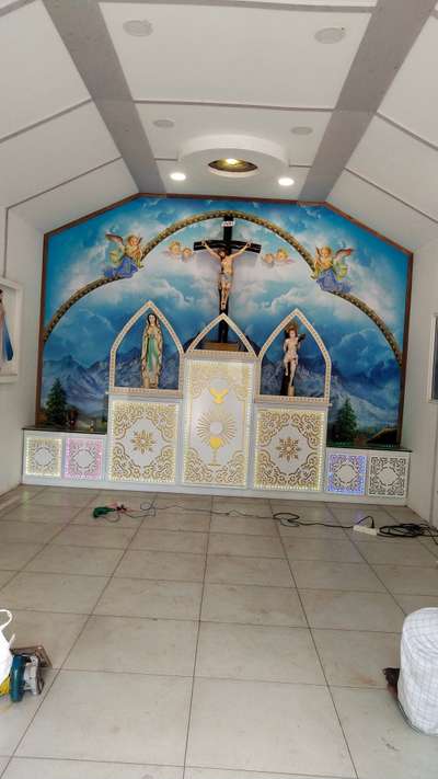 Prayer Room Designs by Carpenter saji john, Alappuzha | Kolo